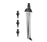 Sprinkler Tripod Stand | G1 / 2 Female Thread & Quick Coupling | Adjustable Height 22-33.9in for Garden/Lawn/Patio | Stainless Steel & Plastic Construction