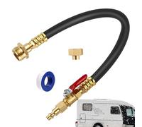 Sprinkler Winterization Kit,Male And Female Quick Sturdy Material Connecting Adapter With Shut-Off Valve - Easy Application Air Compressor Kit For RV, Boat, And Travel Trailer