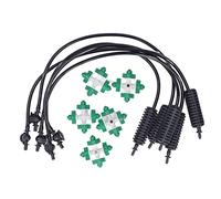 Sprinklers da giardino a 360 gradi di irrigazione automatica ad alte prestazioni per il giardinaggio domestico e la produzione agricola di materiale plastico set di 5