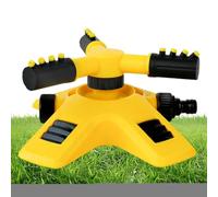 Sprinklers Lawn for Yard, 3-Arm Plant Waterer, Sprinklers for Yard, 360° Rotating Weather-Resistant Sprinkler for Lawn Garden Farm Greenhouse Vegetable Landscaping Pool Patio
