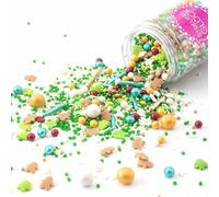 Sprinkles Weihnachtstraum Mix verde bianco oro 90g sprinkletti decorazioni zucchero biscotti - STREUSEL GLÜCK - perfetto per natale torta cupcakes muffins cakepops