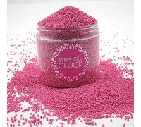 Sprinkletti JUST PURE ROSA 180g Nonpareils STREUSEL GlÜCK Perle di zucchero Sprinkles di zucchero Festa di compleanno per bambini Decorazione di torte natalizie Cupcakes Muffins Sprinkles per torte