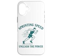 Sprint Speed Runner Scatena la potenza Custodia per iPhone 16 Plus