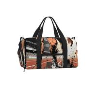 Sprint Start Burst Borsone con scomparto per scarpe, per sport, palestra, weekender, per uomo e donna, borsa da viaggio impermeabile con tasca bagnata per scarpe sporche