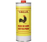 OLIO DI LINO COTTO PURO lt 1 gallo SPRINTCHIMICA 12 PZ