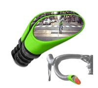 Sprintech - Specchietto retrovisore per bici da corsa, leggero, completamente regolabile e senza vibrazioni, con rivestimento cromato a 9 strati e guscio in ABS antiurto, per barre di diametro 20 mm,