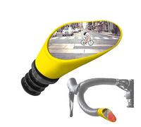 Sprintech - Specchietto retrovisore per bici da corsa, leggero, completamente regolabile e senza vibrazioni, con rivestimento cromato a 9 strati e guscio in ABS antiurto per barre di diametro 20 mm,