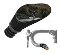 Sprintech - Specchietto retrovisore per bici da corsa, leggero, completamente regolabile e senza vibrazioni, con rivestimento cromato a 9 strati e guscio in ABS antiurto, per barre di diametro 20 mm,