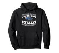 Sprinting - Accelerazione Drag Racing Felpa con Cappuccio