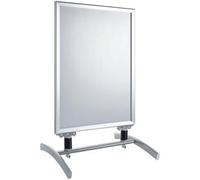 SPRINTIS 1 Cavalletto pubblicitario SPIDER A1, antivento, profilo 32 mm, argento argento, alluminio, Metallo