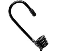 SPRINTIS 1 Ganci a spirale per fune elastica per funi con ⌀ 6 mm, acciaio, nero