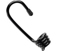 SPRINTIS 1 Ganci a spirale per fune elastica per funi con ⌀ 8 mm, acciaio, nero