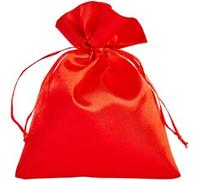 SPRINTIS 1 Pacchetto - Sacchetti di raso rosso 100 x 130 mm
