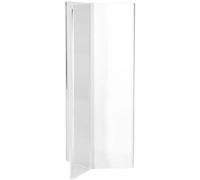 SPRINTIS 1 Porta menù, acrilico, 3 lati, 1/2 DL (53 x 210 mm), acrilico (PMMA), trasparente