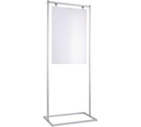SPRINTIS 1 Porta poster Dekor Sway A1 argento, alluminio