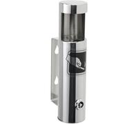 SPRINTIS 1 Posacenere da muro DARWIN, acciaio inox, argento 21,5 cm, acciaio inossidabile