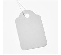 SPRINTIS 1 Scatola - Etichetta segnaprezzi con filo 24 x 39 mm, Karton, bianco