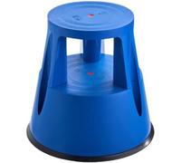 SPRINTIS 1 Sgabello con ruote, plastica, 2 gradini blu, Plastica, PP