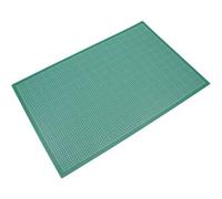 SPRINTIS 1 Tappetino da taglio A1, 90 x 60 cm, autorigenerante, con reticolato verde, nero, Plastica