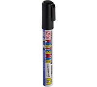 SPRINTIS 1 Unità - Pennarello a gesso, 1 pezzo, 6 mm nero resistente all'acqua, Plastica