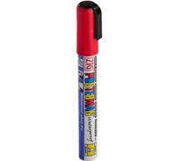 SPRINTIS 1 Unità - Pennarello a gesso, 1 pezzo, 6 mm rosso resistente all'acqua, Plastica
