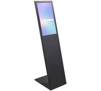 SPRINTIS 1 Unità - Totem multimediale PLANAVISION, nero, opaco con display Samsung QB24C, Metallo