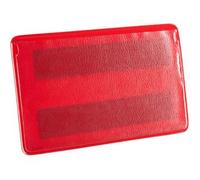 SPRINTIS 10 Unità - Buste magnetiche porta etichette 100 x 60 mm rosso, PVC