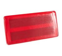 SPRINTIS 10 Unità - Buste magnetiche porta etichette 110 x 50 mm rosso, PVC