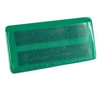 SPRINTIS 10 Unità - Buste magnetiche porta etichette 110 x 50 mm verde, PVC