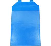 SPRINTIS 10 Unità - Buste portadocumenti per contenitori in filo metallico, con linguetta e chiusura magnetica formato verticale A4, PVC morbido, blu