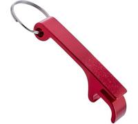 SPRINTIS 10 Unità - Portachiavi apribottiglie con apriscatole rosso, alluminio