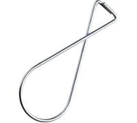 SPRINTIS 100 Unità - Clip per gancio a soffitto Figura 8, Metallo, argento
