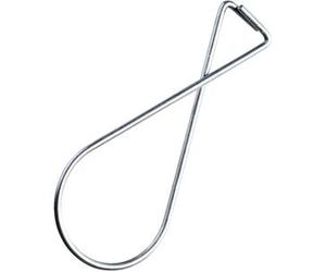 SPRINTIS 100 Unità - Clip per gancio a soffitto Figura 8, Metallo, argento