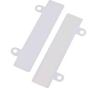 SPRINTIS 100 Unità - Fastener, autoadesivo bianco con 2 occhielli, PVC rigido