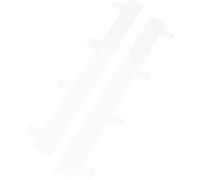 SPRINTIS 100 Unità - Fastener, autoadesivo bianco con 4 occhielli, PVC rigido