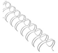 SPRINTIS 100 Unità - Spirali metalliche 2:1, A5 bianco 16,0 mm (5/8"), Plastica, acciaio