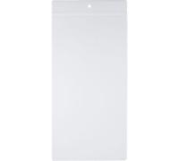 SPRINTIS 100 Unità - Tasche porta prezzo formato verticale 1/3 A4 standard, PVC morbido, trasparente