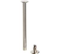 SPRINTIS 100 Unità - Viti sepolte con testa inseribile a pressione, nichelato 60 mm, Metallo, argento