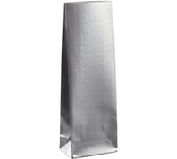SPRINTIS 1000 Unità - Sacchetti fondo quadro, argento 70 x 40 x 205 mm, OPP, carta kraft, PET, CPP
