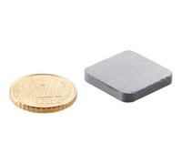 SPRINTIS 25 Unità - Blocchetto magnetico in ferrite, Y35 20 x 20 mm 3 mm, antracite