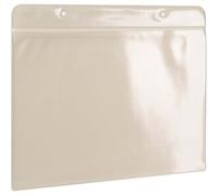 SPRINTIS 25 Unità - Buste magnetiche con fori per appendere A4 lato lungo, PVC morbido, beige
