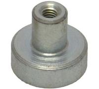 SPRINTIS 27 Unità - Magneti in ferrite con base con boccola filettata 13 mm 11,5 mm ferrite, acciaio, argento