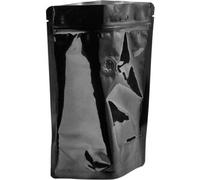 SPRINTIS 500 Unità - Busta stand-up con valvola 190 x 265 mm nero PET, LDPE, alluminio