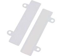 SPRINTIS Schenk GmbH & Co. KG 100 Unità - Fastener, autoadesivo bianco con 2 occhielli, PVC rigido
