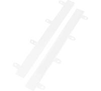 SPRINTIS Schenk GmbH & Co. KG 100 Unità - Fastener per archiviazione bianco con 4 occhielli, PVC rigido