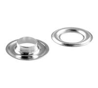 SPRINTIS Schenk GmbH & Co. KG 100 Unità - Occhielli per teloni inossidabili, autoperforanti, ottone argento Occhielli tondi #3 (⌀ 11,3 mm), in ottone