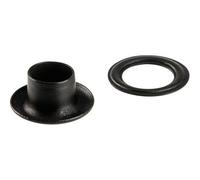 SPRINTIS Schenk GmbH & Co. KG 100 Unità - Occhielli per teloni inossidabili, autoperforanti, ottone nero Occhielli tondi #1-J (⌀ 6,1mm), in ottone