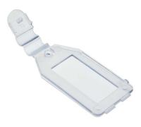 SPRINTIS Schenk GmbH & Co. KG 100 Unità - Porta etichette richiudibile 38 mm, Plastica, trasparente