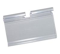SPRINTIS Schenk GmbH & Co. KG 100 Unità - Porta prezzi per ganci broche 39 mm 80 mm, PVC, trasparente