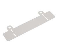SPRINTIS Schenk GmbH & Co. KG 1000 Unità - Fastener per archiviazione trasparente con 2 occhielli, con scanalatura, PVC rigido